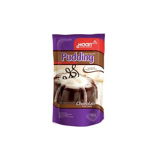 

JTTOP" HAAN PUDDING COKLAT POUCH 145 GR