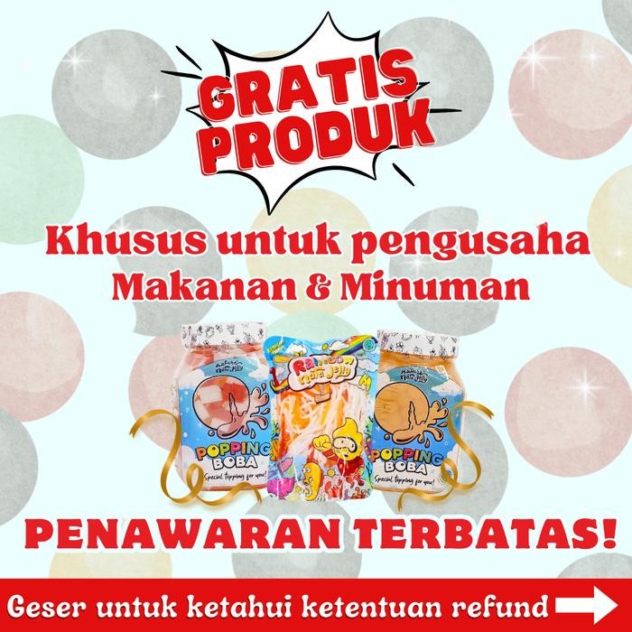 

JTTOP" POPPING BOBA RASA KOPI 500 GRAM TOPPING MINUMAN