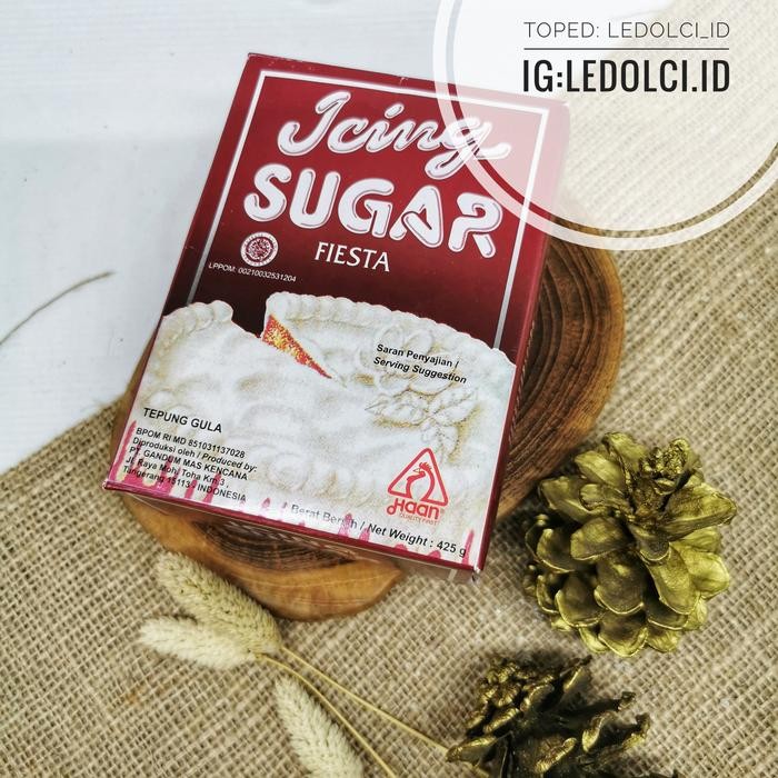 

JTTOP" FIESTA ICING SUGAR HAAN 425 GR FIESTA GULA HALUS GULA BUBUK 425 GR