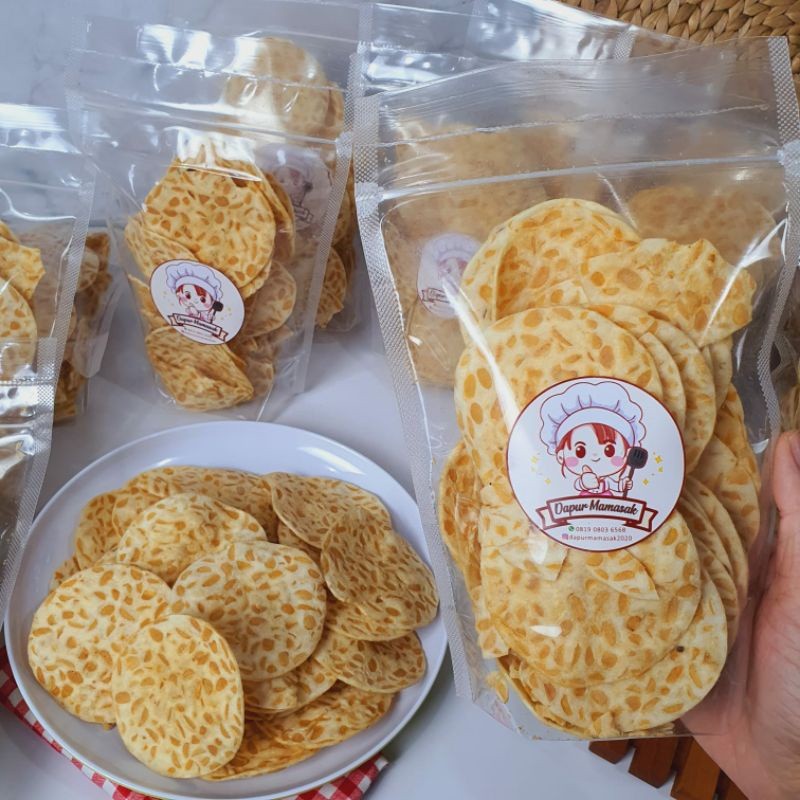 

Mamam_Asoy Dm - Keripik Tempe Gurih 100Gr / Kripik Tempe Chips Enak / Snack Tempe Sagu / Best Seller