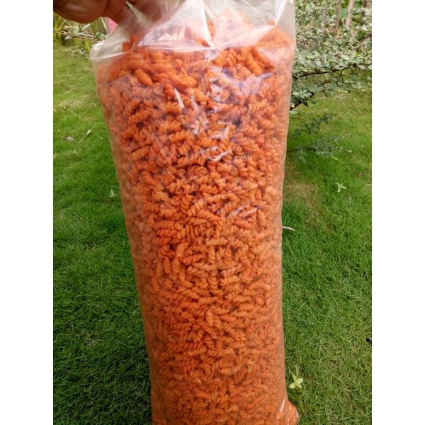 

Mamam_Asoy Makaroni Spiral Balado Pedas 1 Kg Makaroni Ulir/ Untir Pedas, Enak,Gurih Dan Renyah