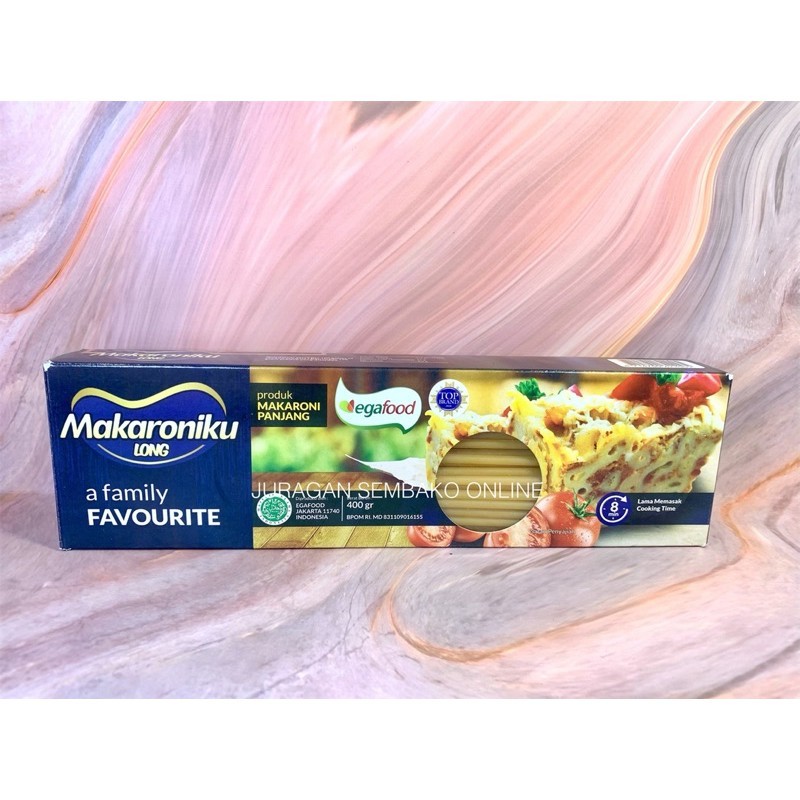 

Mamam_Asoy Makaroniku Long 400Gr / Makaroni Panjang / Macaroni Long / Pasta / Macaroni Schotel