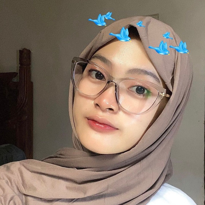 Vascka Eyewear - Frame Bingkai Kacamata Oxford Eyeglasses / Kacamata Semi Cat Eye Kokoh Unisex