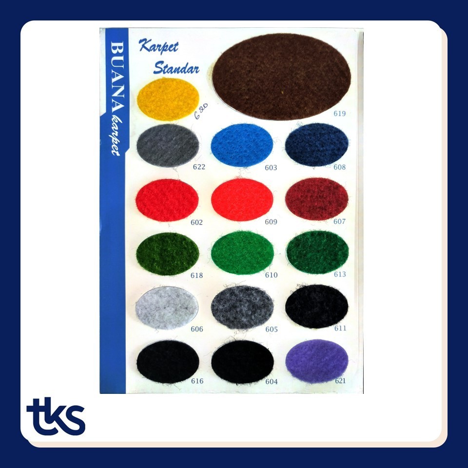 (Homelytouch Karpet Bludru Polos Buana Meteran (Lebar 2M) / Karpet Mushola / Karpet Lantai / Karpet