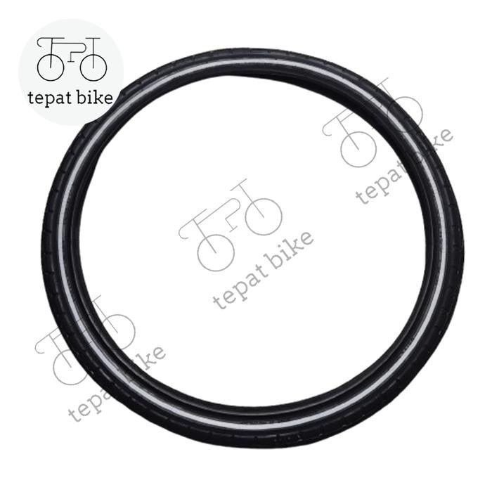 BAN LUAR 20x1.50 KENDA KWEST HITAM DAN REFLEKTOR / BAN LUAR REFLEKTIF LIST PUTIH