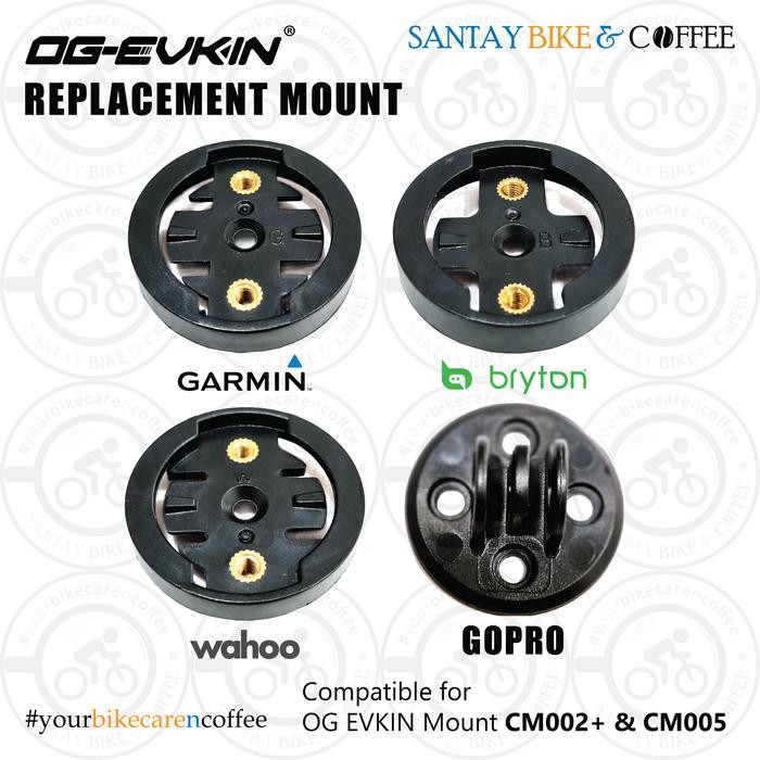 Cyclocomp Replacement Mount untuk Garmin Bryton Wahoo Gopro