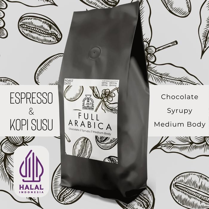 

Full Arabika Premium Irenk Beans Gayo Bali Kopi Susu Espresso 1KG