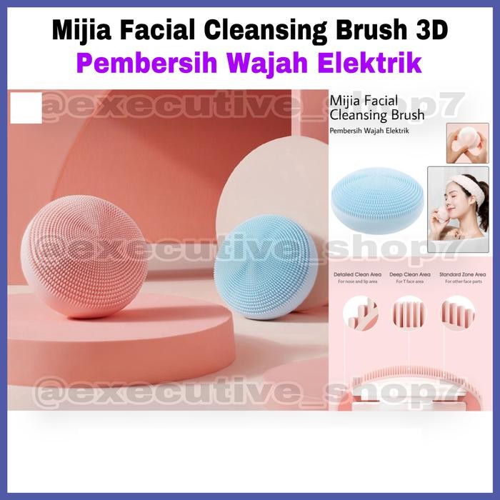 Facial Cleansing Brush 3D - Pembersih Wajah Elektrik