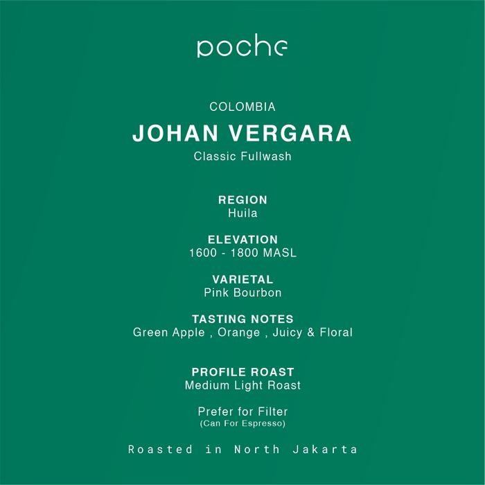 

Colombia Johan Vergara - Pink Bourbon Kopi Arabica