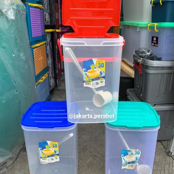 Toples gayung green leaf 30 liter