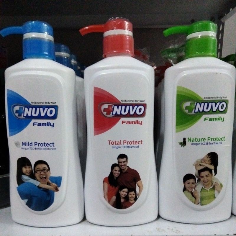 NUVO FAMILY Sabun Mandi Cair Botol 550ML