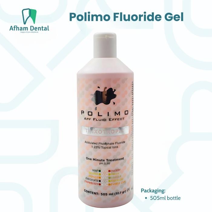FLUOR GEL STRAWBERRY / TOPICAL FLUORIDE / POLIMO APF IMICRYL