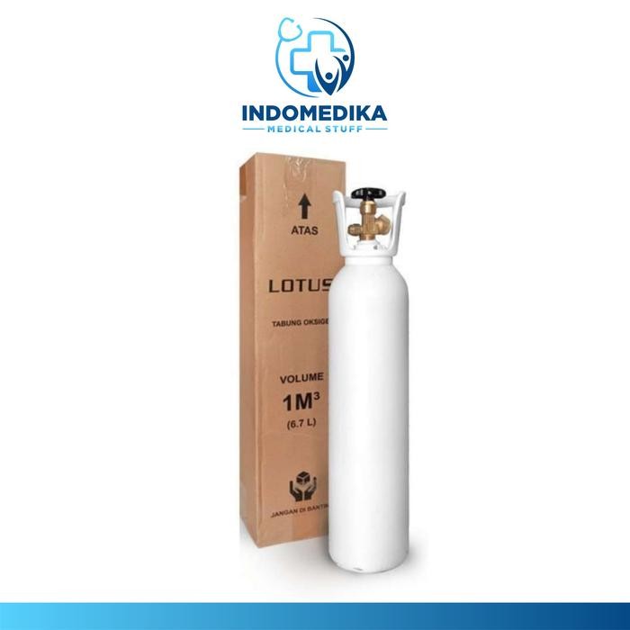 Tabung Oksigen 1m3 Lotus / Tabung oksigen medis