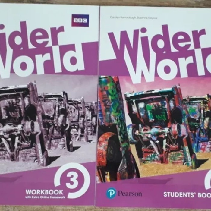

New Release_Eng/Indo_Paket Wider World 3 Student Book dan Workbook with CD