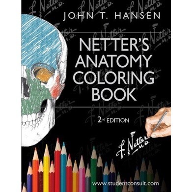 

New Release_Eng/Indo_John T. Hansen - Netterâ€™s Anatomy Coloring Book-Saunders (2014)