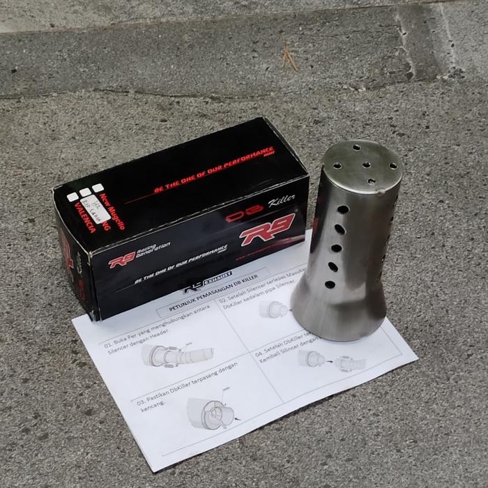 PREMIUM DB KILLER R9 H2 SS GP SS PEREDAM SUARA KNALPOTPEREDAMKNALPOT R9 H2 S