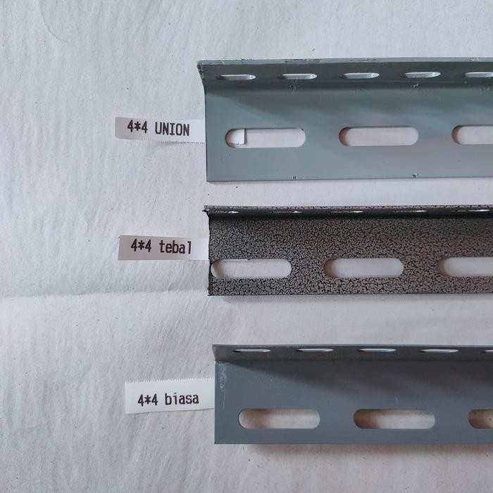 PREMIUM Siku lubang besi rak per 50cm