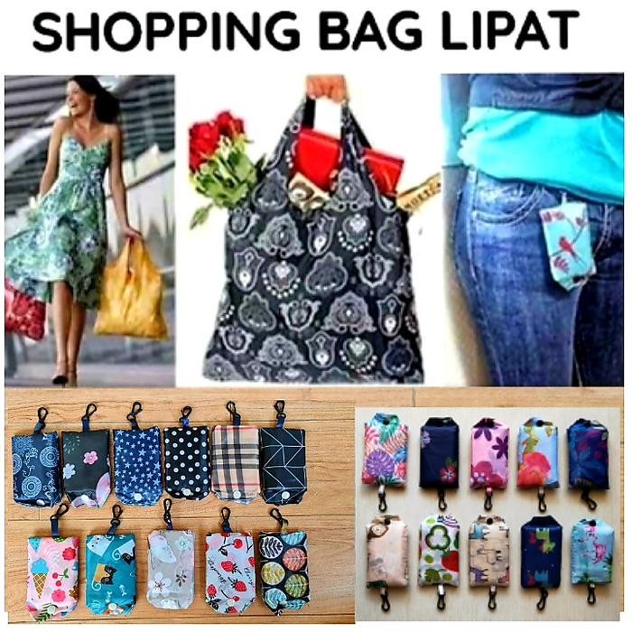 PREMIUM Shopping Bag Lipat Tas Belanja Lipat