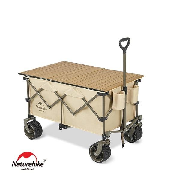 PREMIUM Troli lipat roda lebar 197L + papan trolley Naturehike NH20PJ005 TC02