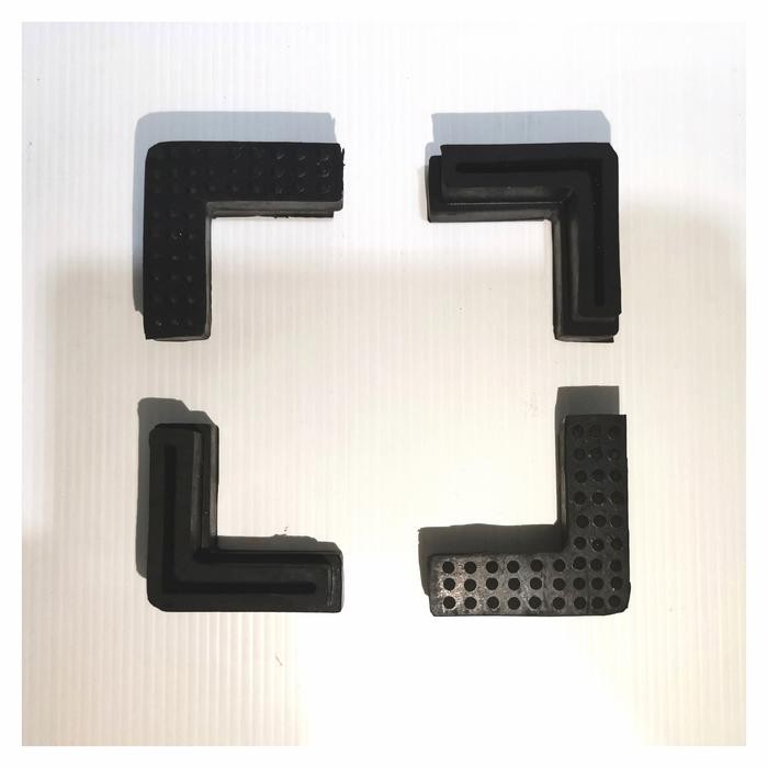 PREMIUM Karet Kaki Rak Siku 4x4cm UNION /Bh tebal