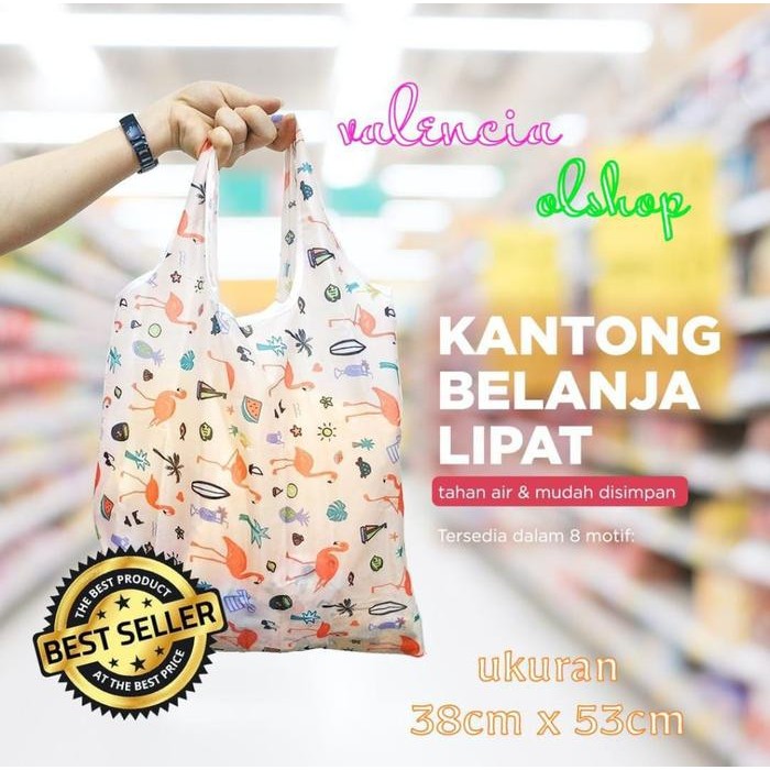 PREMIUM Tas Belanja Lipat / Eco Bag / Shopping Bag