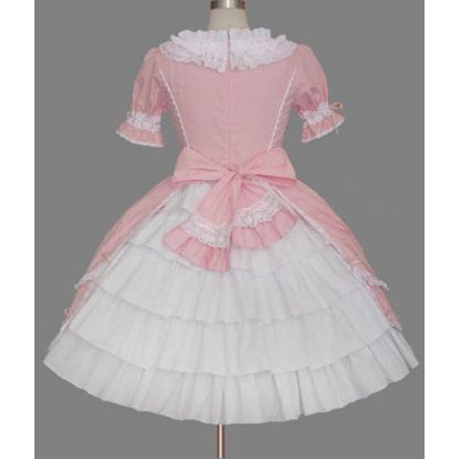 Lolita Dress Plus Size Costumes School Girl Maid Outfits Victorian Dress Anime Pink Japanese Gothic