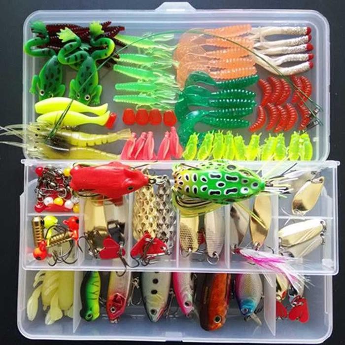 Set Umpan Casting Hampala Sungai Deras Keruh 1 Set Murah Umpan Casting 1 Set Box Ikan Gabus Campur