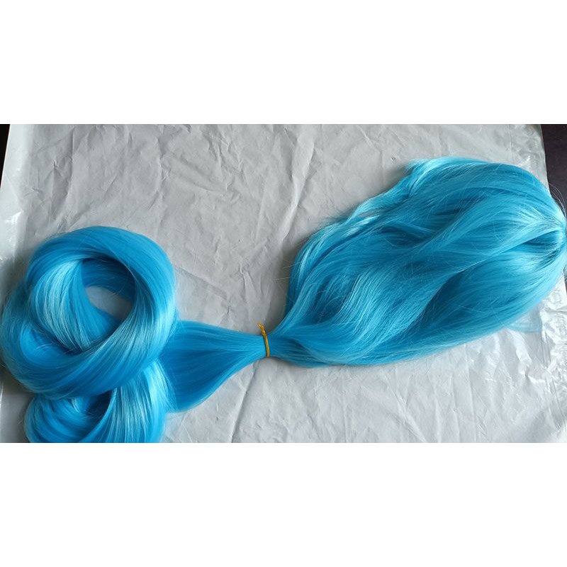 150 Cm Long Straight Wig Anime Cosplay Lavender Blue Blonde Beige 150Cm Hair Women'S Lolita Wig