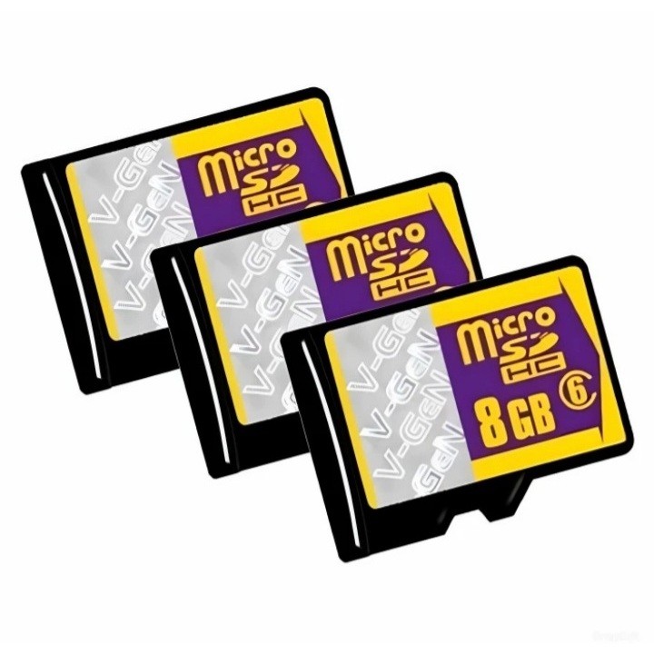 V-GEN Micro SD 8GB, 16GB, 32GB, 64GB Class 6 Memory Card VGEN / V GEN Kartu Memori