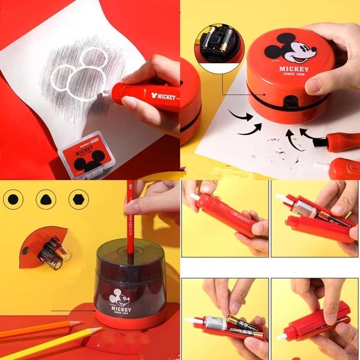 

Bricks - Disneey Deluxe Electric Stationary Set Peralatan Menulis Elektrik Lengkap Serutan