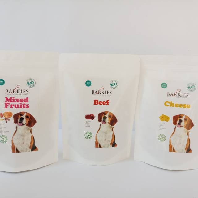 

Andrianbijaksana Paket Hemat 3 Bags Homemade Barkies Dog Snack Snack Anjing / Biskuit Anjing /