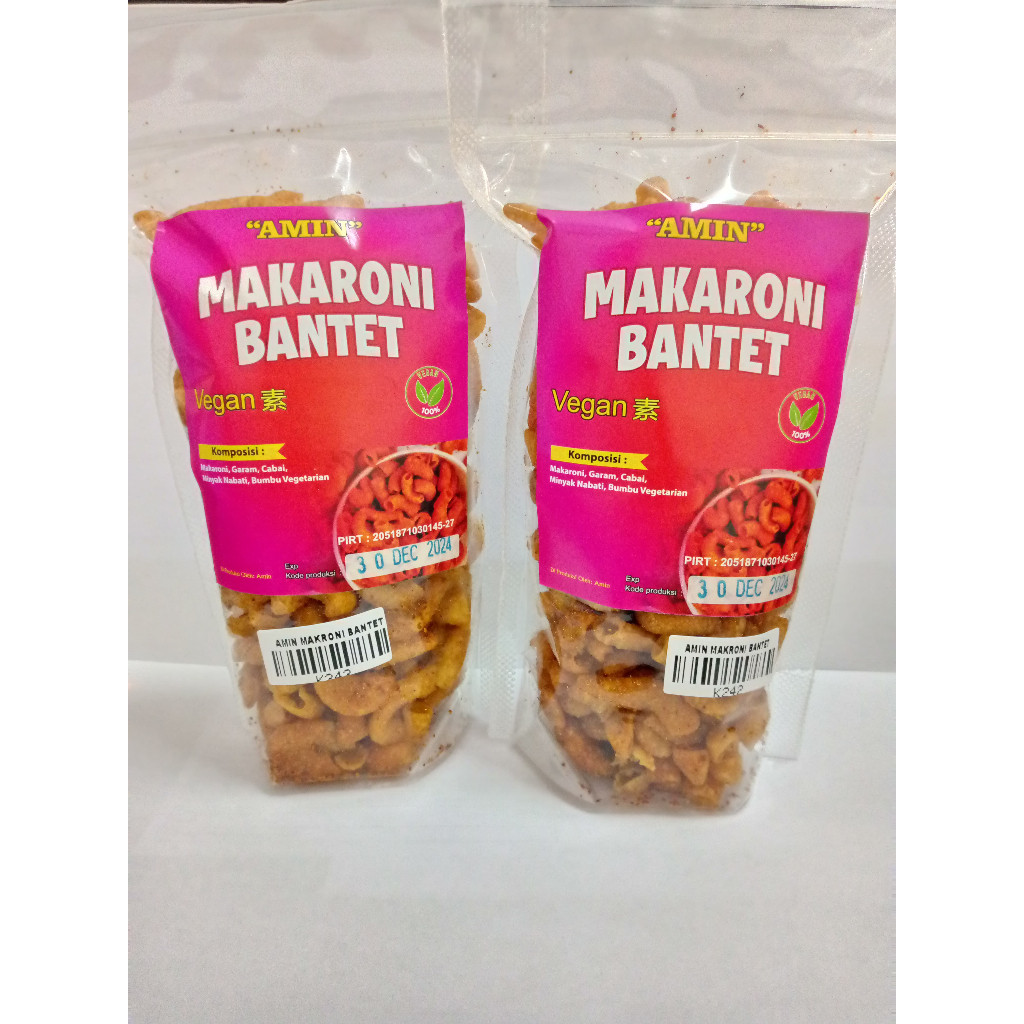 

Andrianbijaksana Amin Makaroni Bantet Pedas Makroni Camilan Vegan Vegetarian Snack