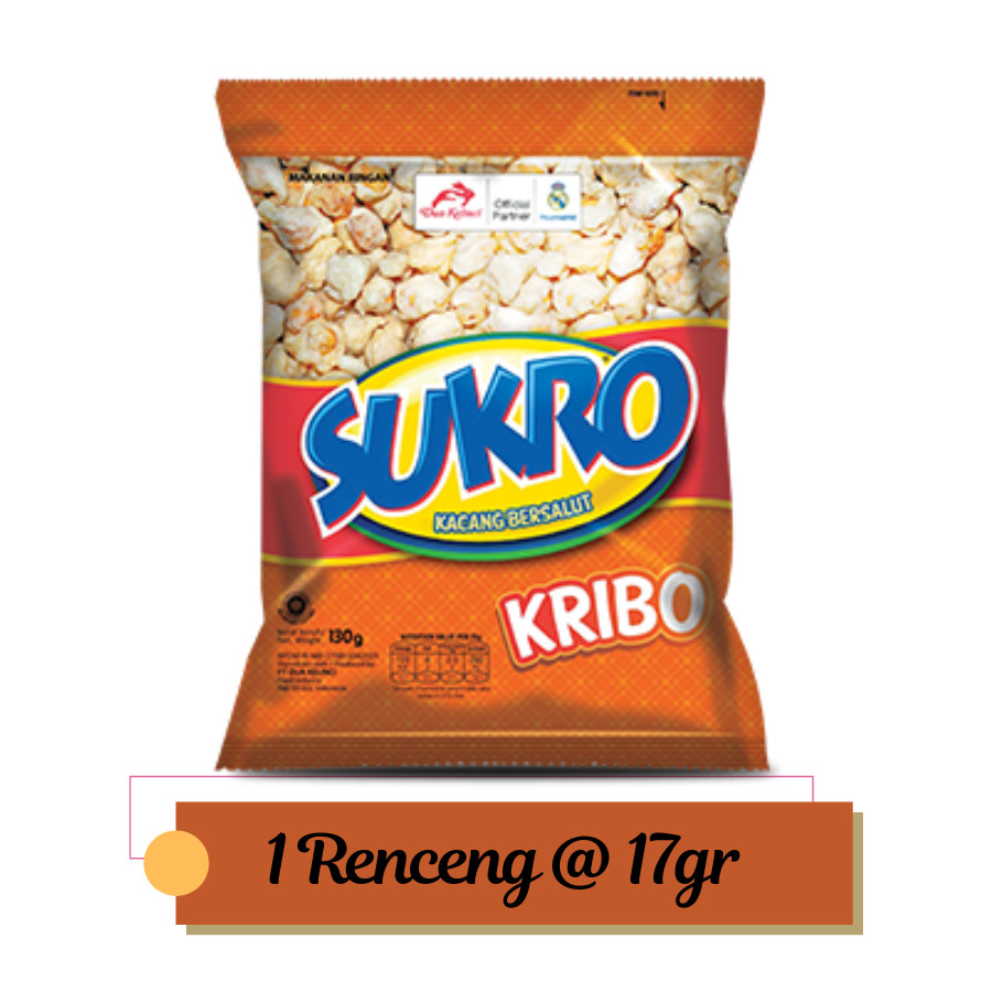 

Andrianbijaksana [ Berkah ] Sukro Dua Kelinci Renceng Isi 10 X 17Gr Kacang Sukro Oven Sukro Rasa
