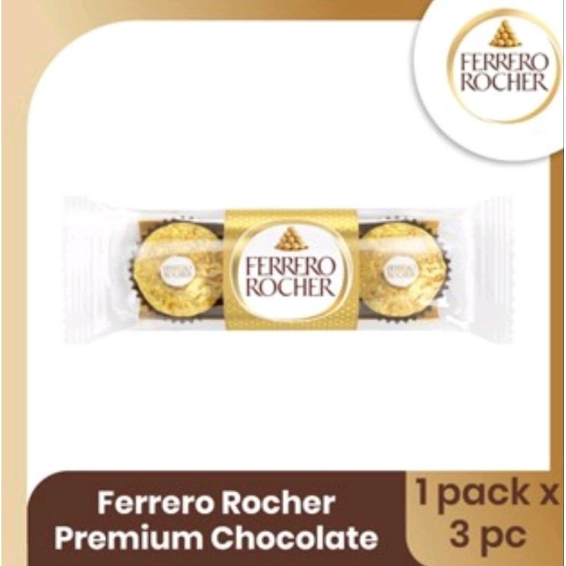 

Andrianbijaksana Ferrero Rocher Chocolate T-3 Coklat Isi 3