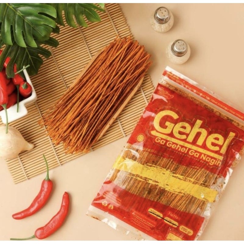 

Andrianbijaksana Mie Lidi Gehel 200G - Makanan Ringan, Food Noodles Goreng Pedas