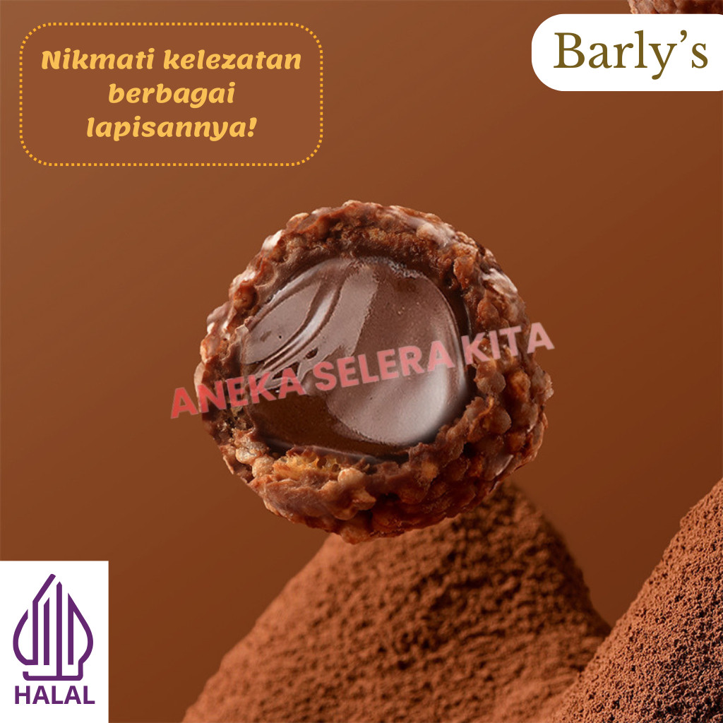 

Andrianbijaksana Barlys Peanut Chocolate Ball / Cokelat Bulat Dilapisin Kacang Halal 65Gr