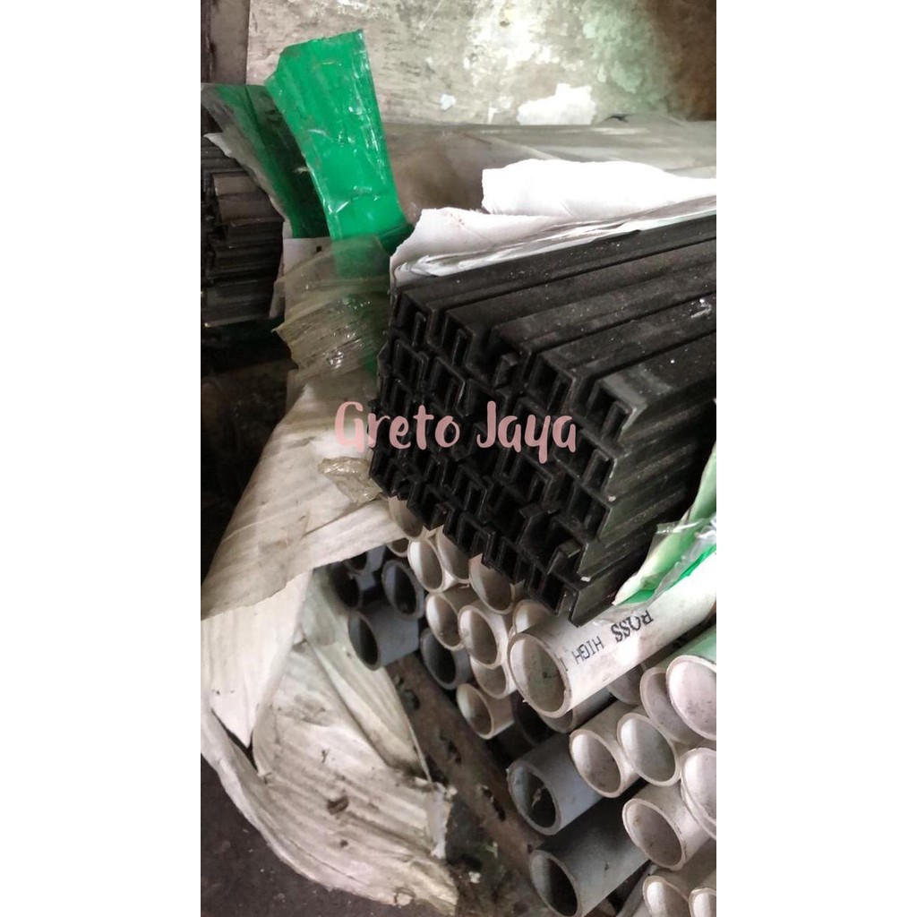 PREMIUM Rel Sliding Lemari Almari Geser Aluminium Almunium U&V UV U V UM U M