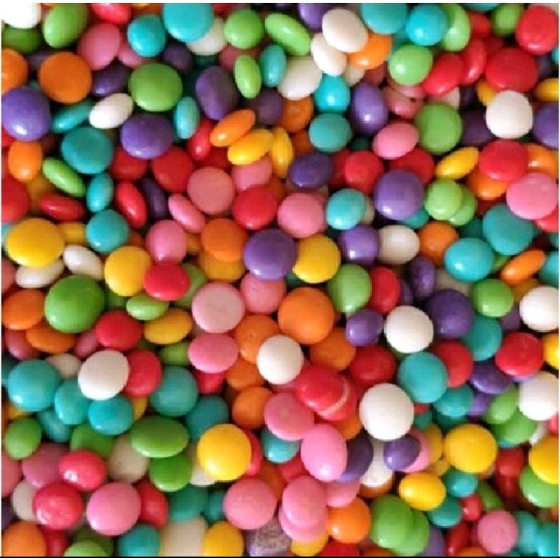 

Andrianbijaksana Choco Chips Warna Setengah Bulat 100Gram Elmer