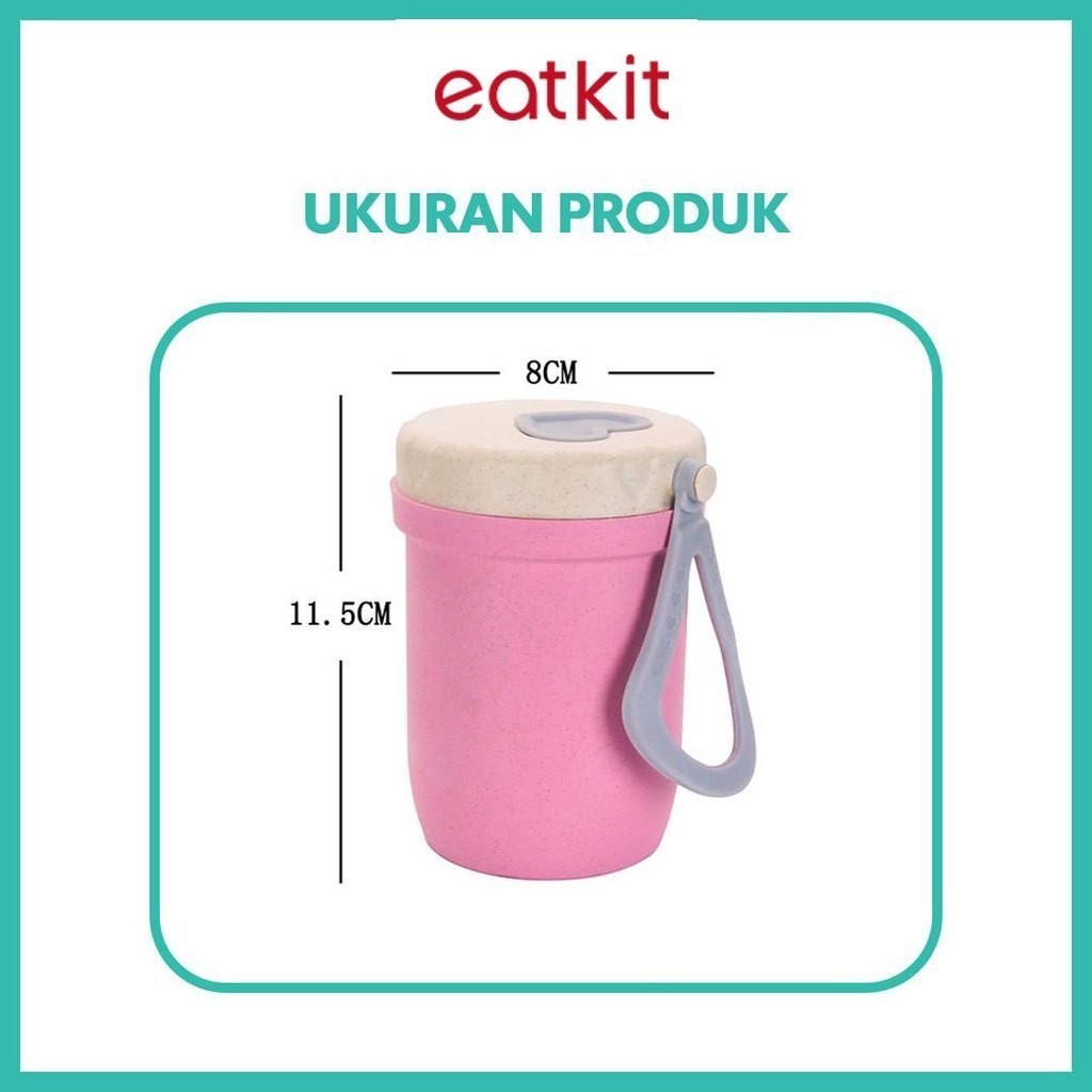 

Andrianbijaksana Eatkit 3In1 Kotak Makan Set 900Ml&1200Ml Bekal Makan Set Lunch Box Set Tempat Bekal