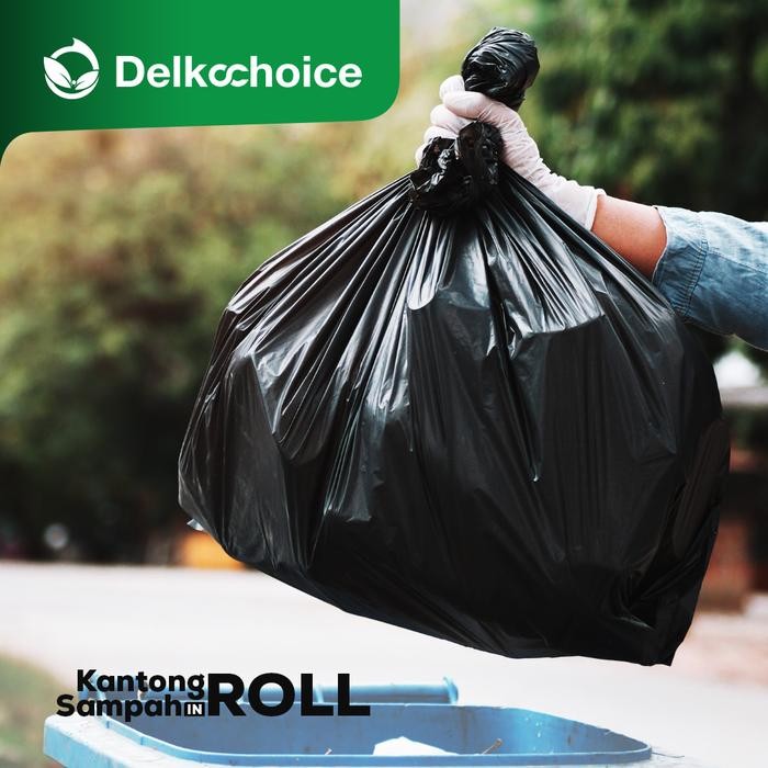 PREMIUM Kantong Plastik Sampah PACK ROLL Tebal Trash Bag Premium Besar Termurah DELKOCHOICE