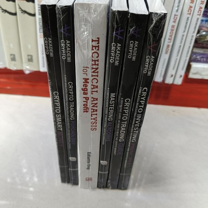 

SALE PAKET 6 BUKU CRYPTO TRADING GUIDE TECHNICAL ANALYSIS FOR MEGA PROFIT READY