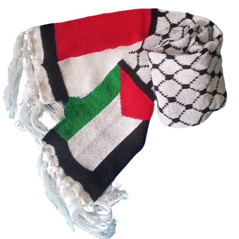Syal Palestina Indonesia Sorban Rumbai Palestina Indonesia