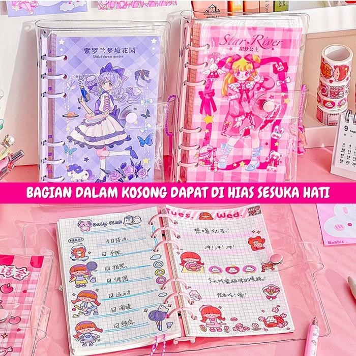 

Buku Binder Mini Buku Catatan Diary Notebook Journal Agenda St0036 Stationery Kertas Waterproof