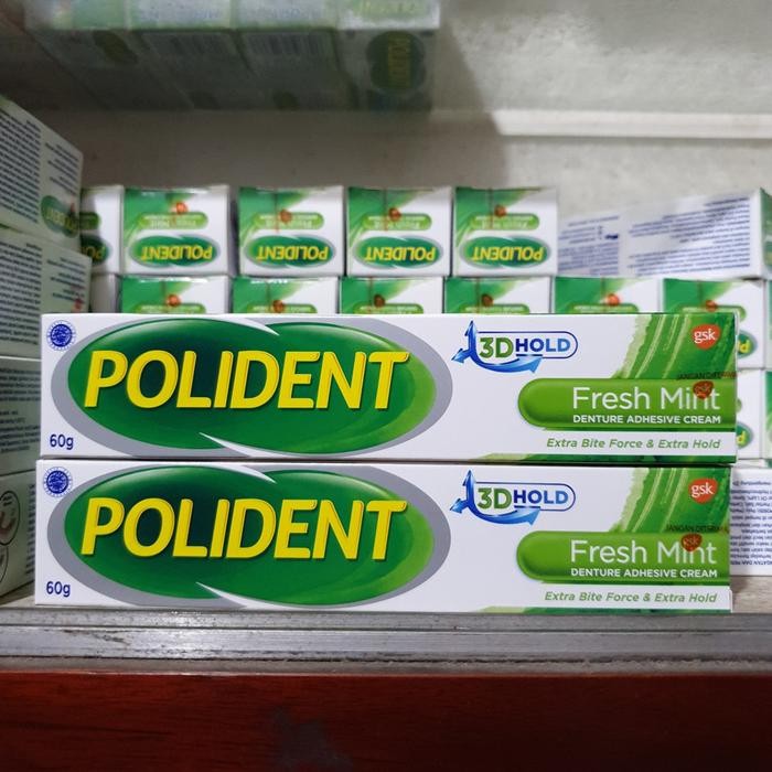 Polydent 60 g lem gigi palsu Terjamin