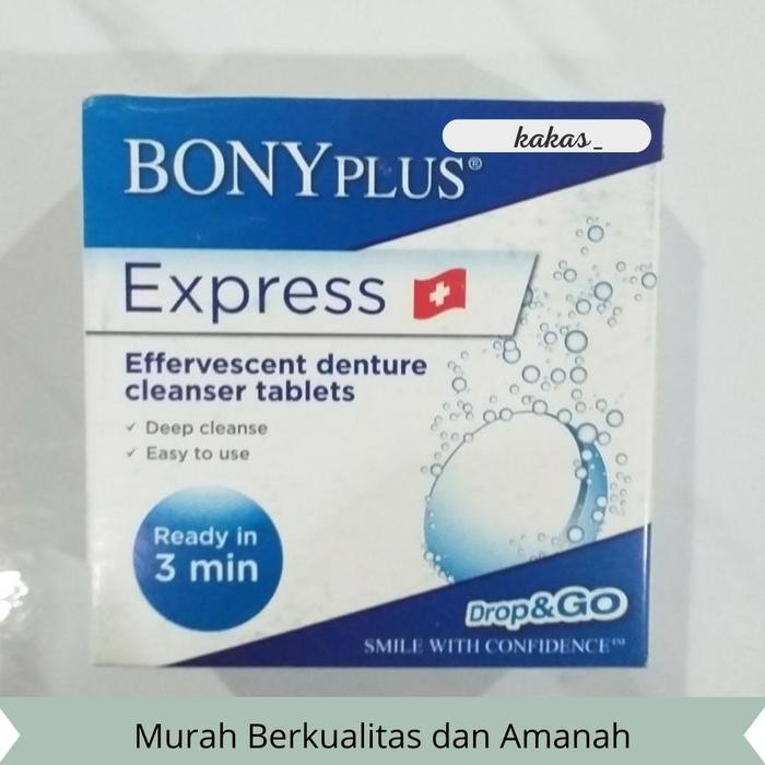 Pembersih Gigi Palsu Fittydent Super Cleansing Tablet Freshen Clean -