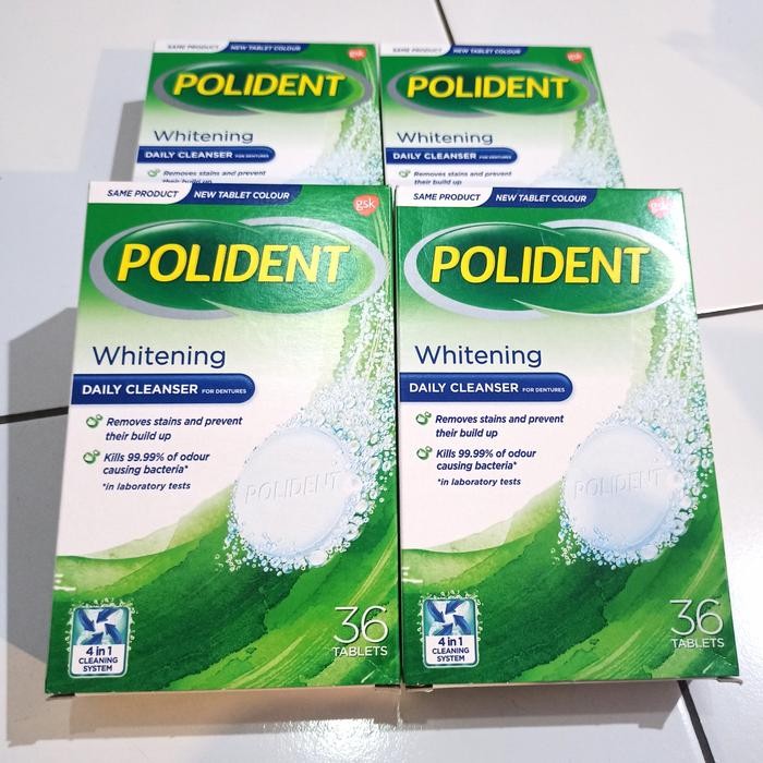 

Polident Denture Cleanser Overnight (Pembersih Gigi Palsu Malam) 36S