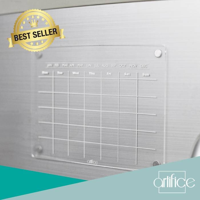 

Monthly & Weekly Planner One Side Custom Akrilik #Gratisongkir