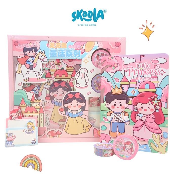 

Skoola Stationery Sticker Set Notebook Jurnal Washi Paper Tape Stiker Anak Perempuan Kado Ulang