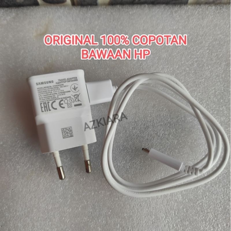 charger casan samsung original cabutan bawaan hp 1A j5plus j j4plus j3pro j2pro j1ace j2 j3 j4 j5 j6
