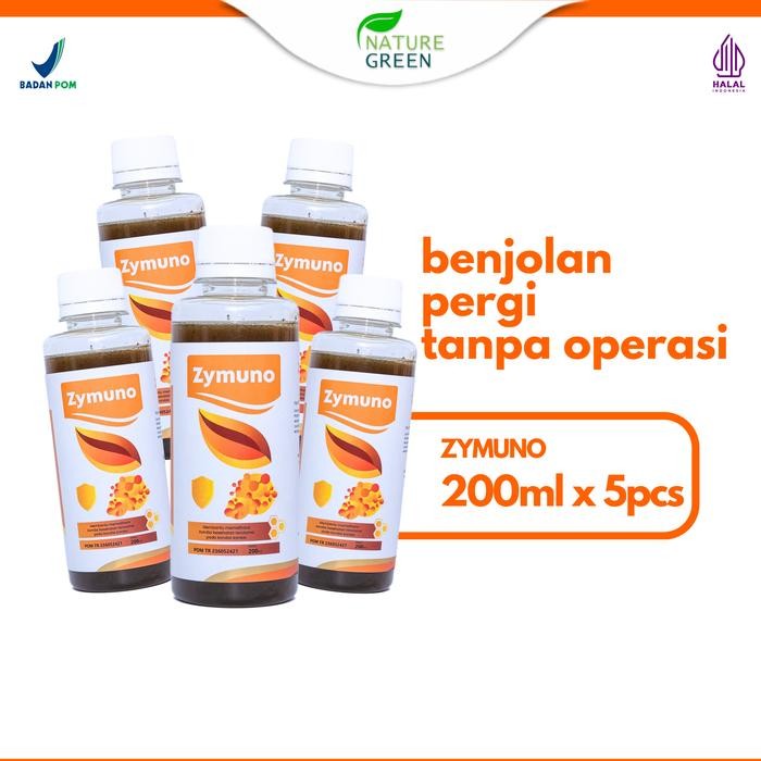 

[PAKET 5 BOTOL] Madu Zymuno Original 200ml/Botol